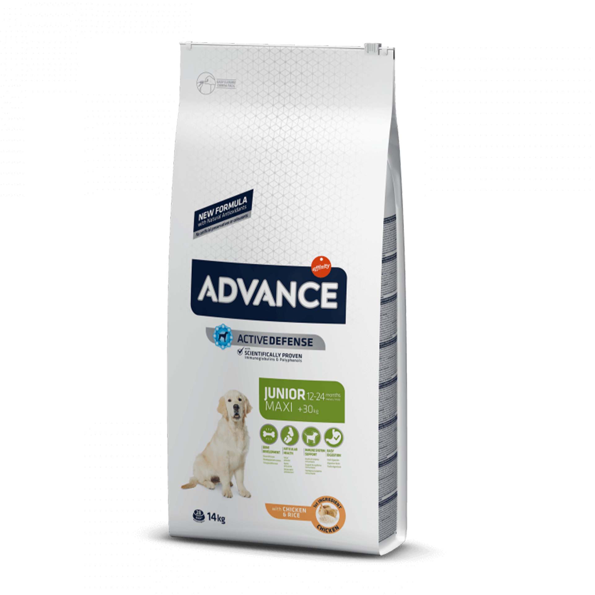 ADVANCE CAO MAXI JUNIOR FRANGO - 14KG