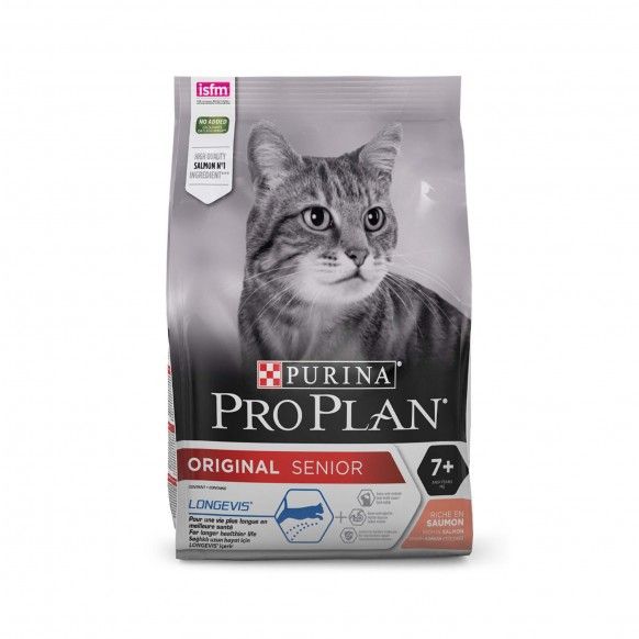 PRO PLAN GATO ADULTO 7+ SALMAO - 3KG