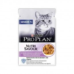 PRO PLAN NUTRISAVOUR GATO ADULTO 7+ PERU (EM MOLHO) - 85GR
