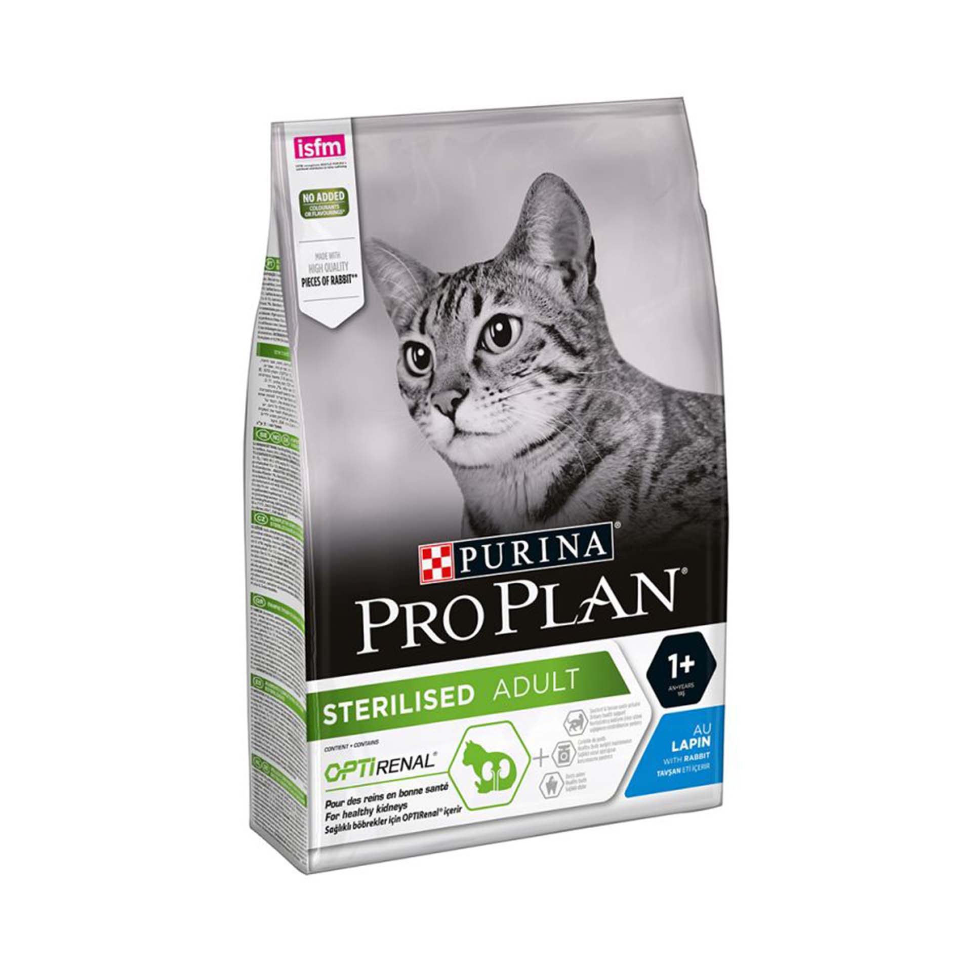 PRO PLAN OPTIRENAL GATO ADULTO STERILIZED COELHO