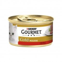 GOURMET GOLD MOUSSE CARNE DE VACA - 85GR