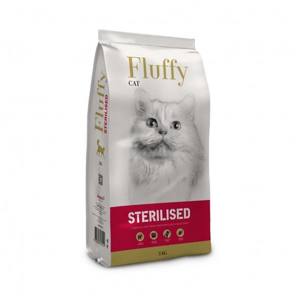 FLUFFY CAT STERILISED - 2KG