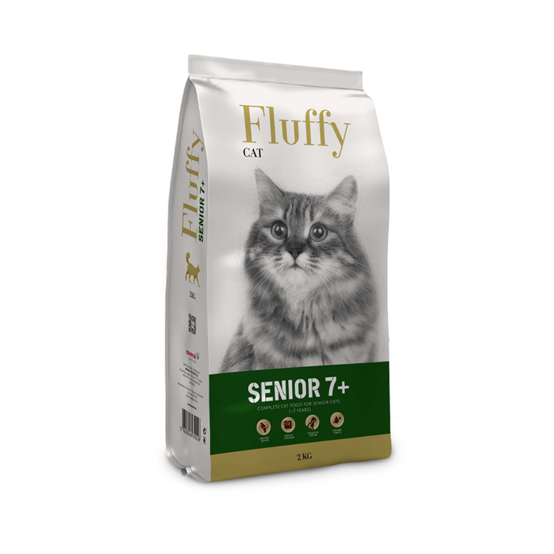 FLUFFY CAT SENIOR 7+ - 2KG