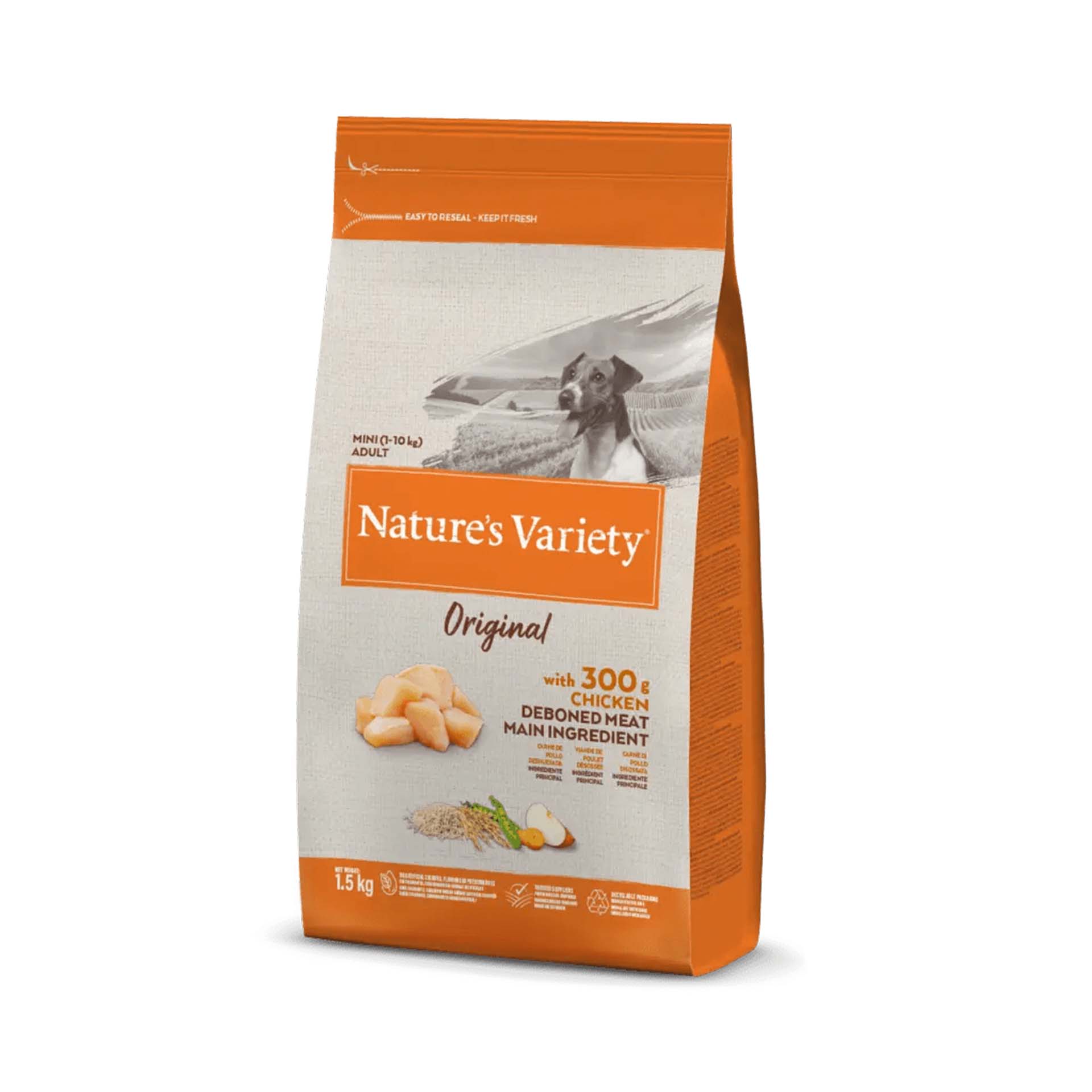 NV DOG ORIGINAL MINI ADULT FRANGO - 1.5KG
