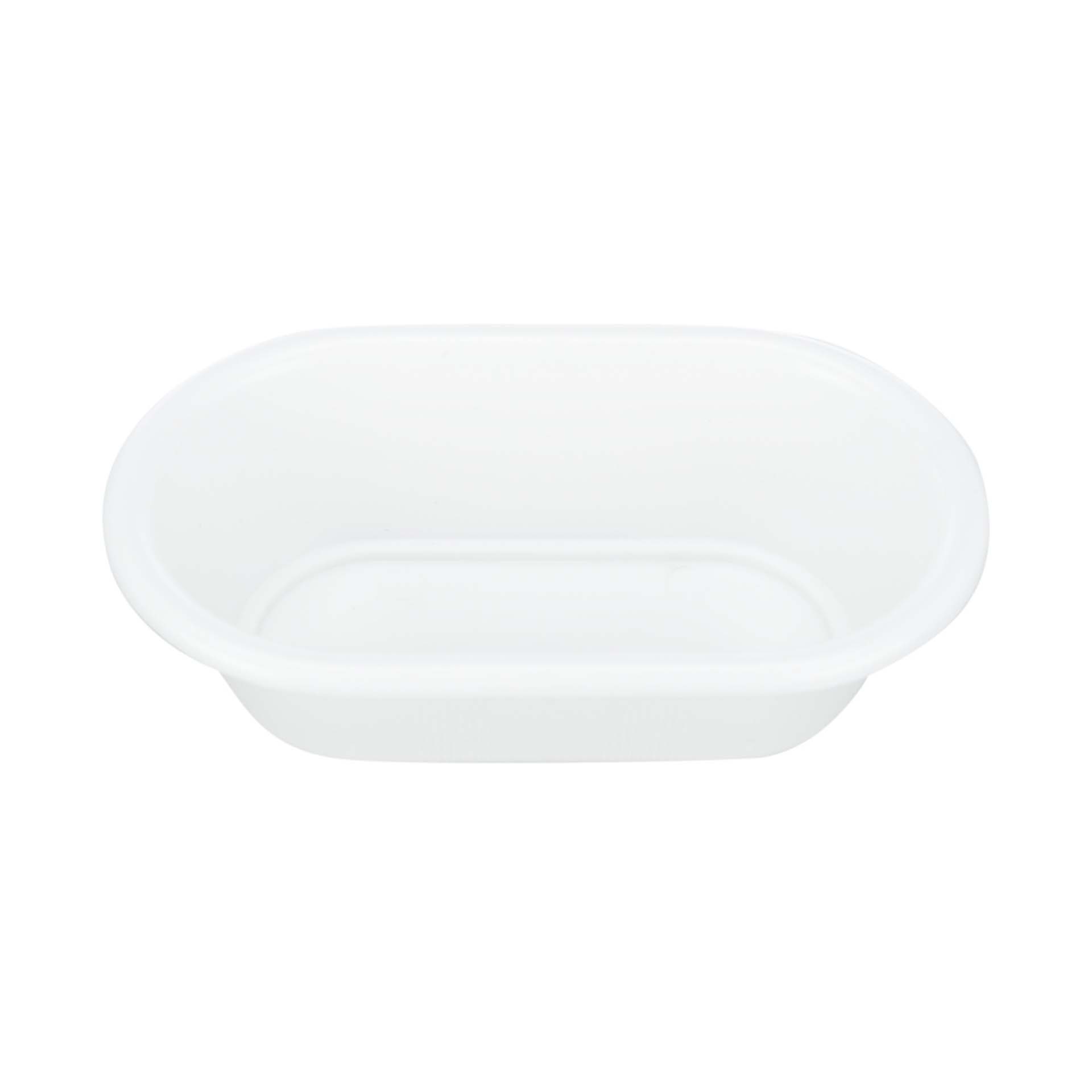 BANHEIRA OVAL PLASTICO - 14X8CM