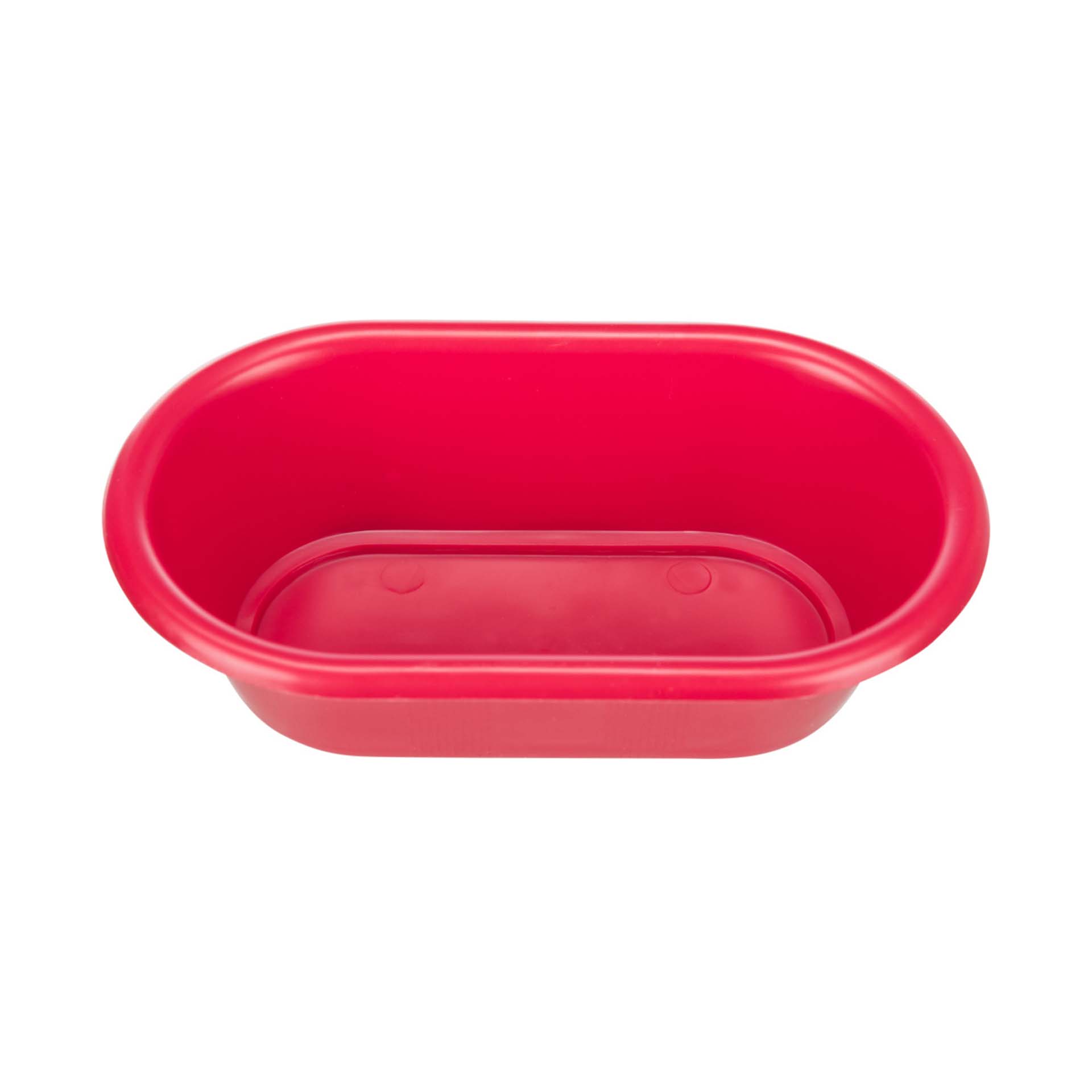 BANHEIRA OVAL PLASTICO - 14X8CM