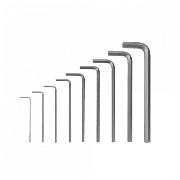 CONJUNTO 9 CHAVES HEXAGONAIS LONGAS PRO (1,5 A 10MM)