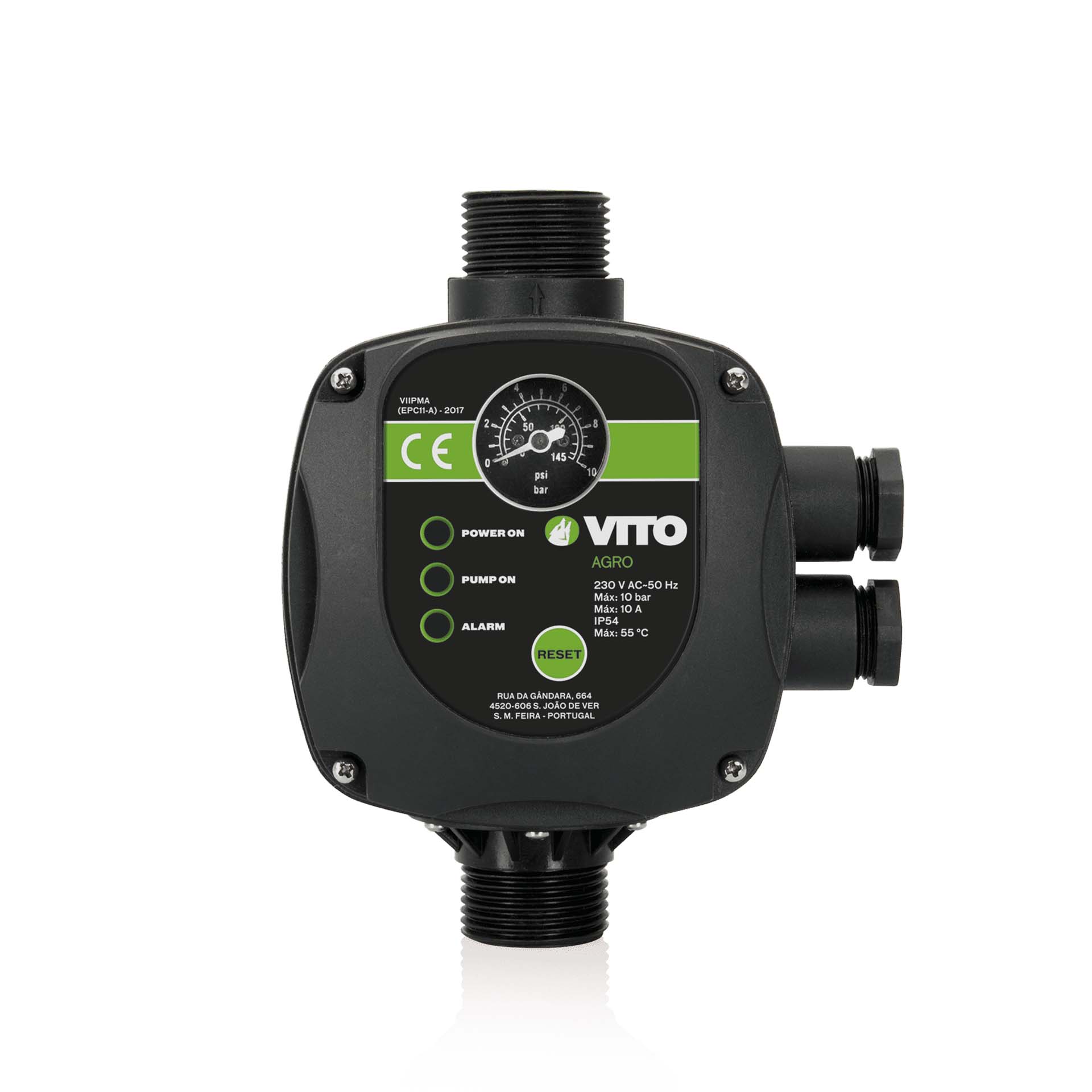 INTERRUPTOR PRESSAO P/ELECTRO BOMBA C/MANOMETRO