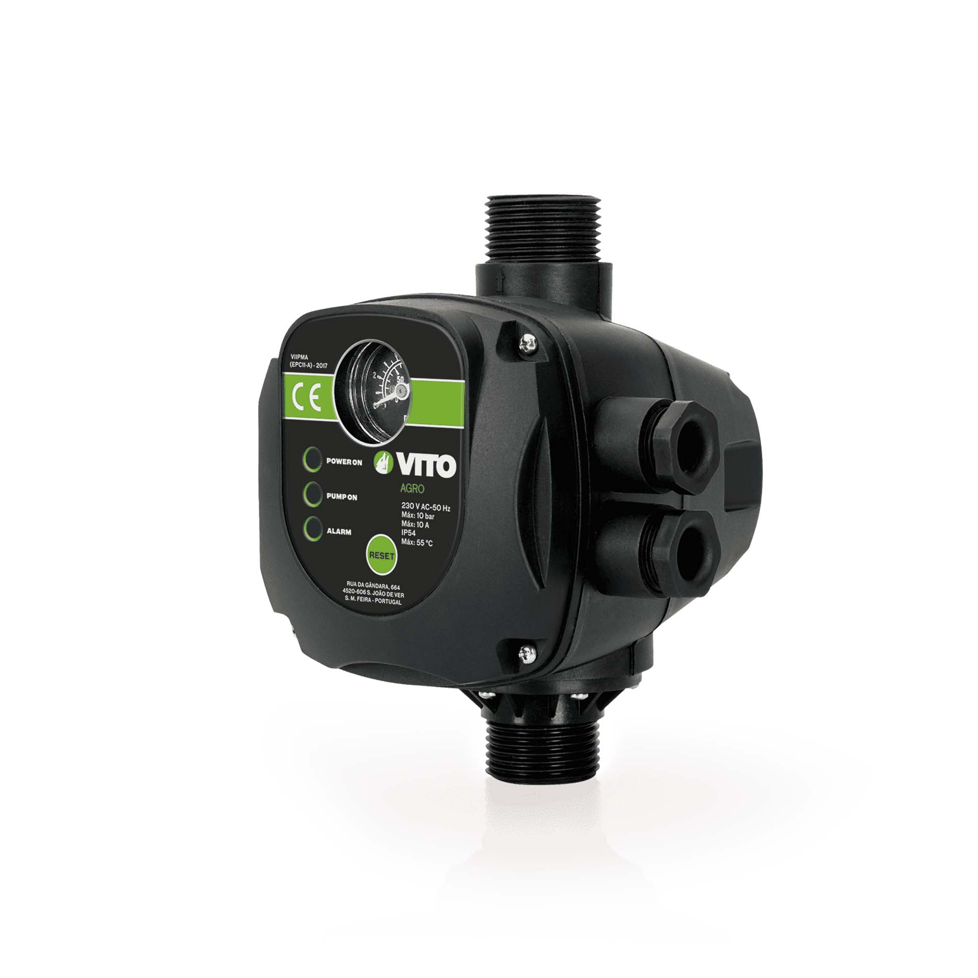 INTERRUPTOR PRESSAO P/ELECTRO BOMBA C/MANOMETRO