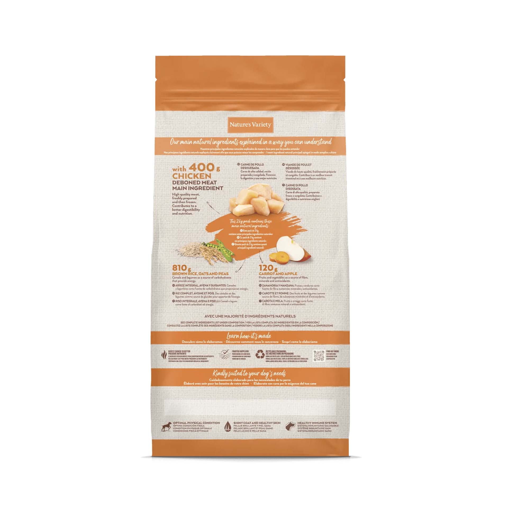 NV DOG SELECTED NO GRAIN MEDIUM ADULT FRANGO