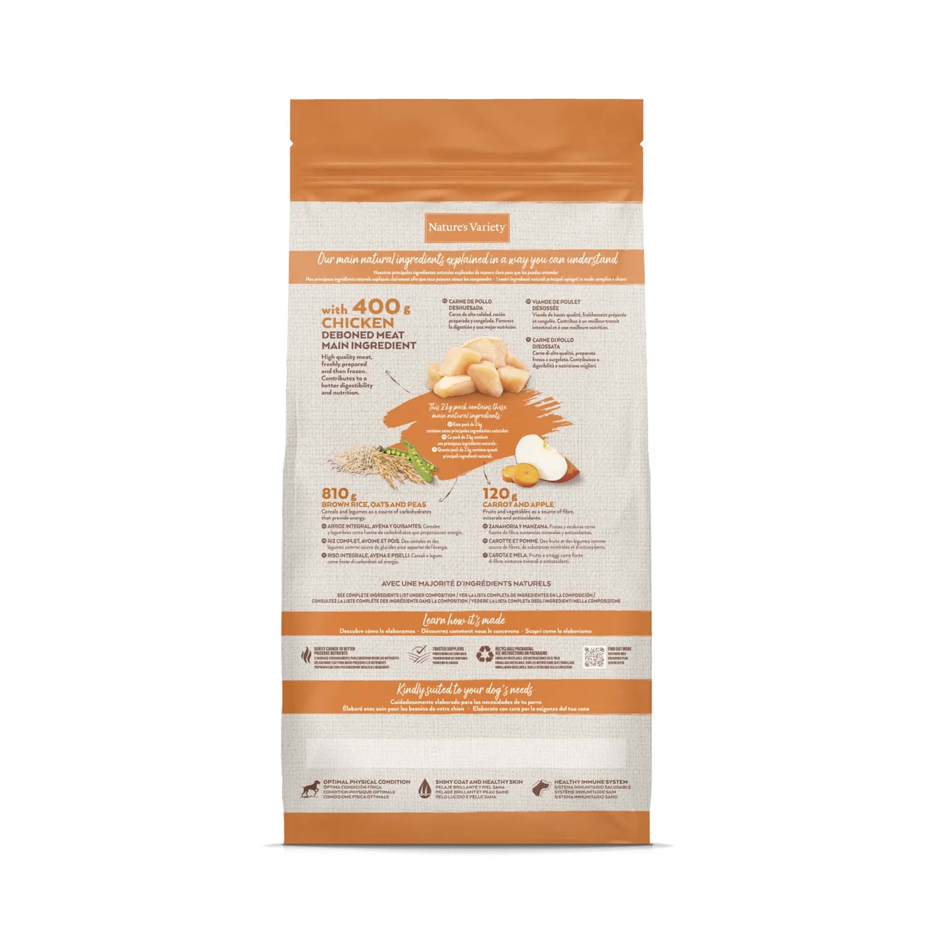 NV DOG ORIGINAL MEDIUM ADULT FRANGO - 10KG