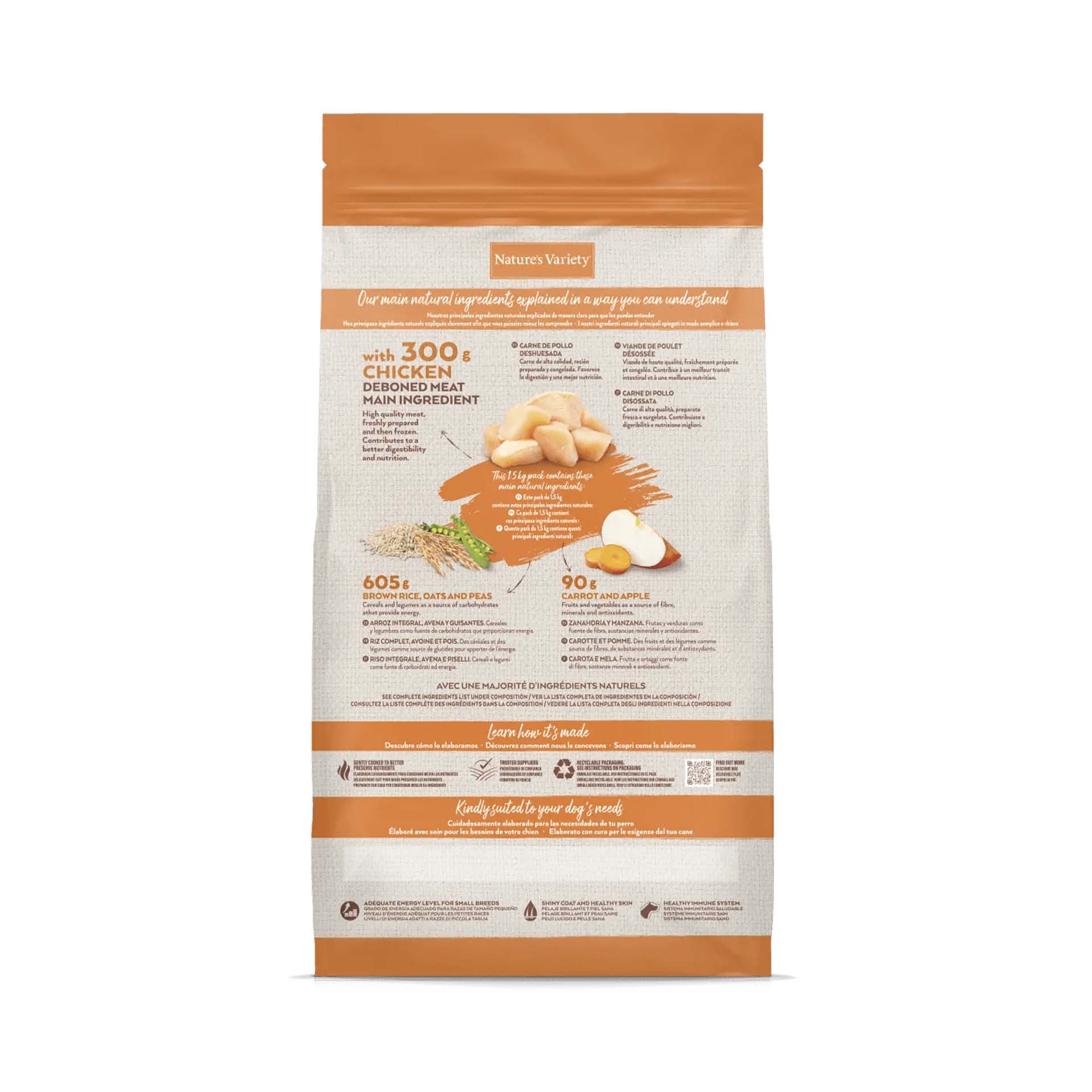 NV DOG ORIGINAL MINI ADULT FRANGO - 1.5KG