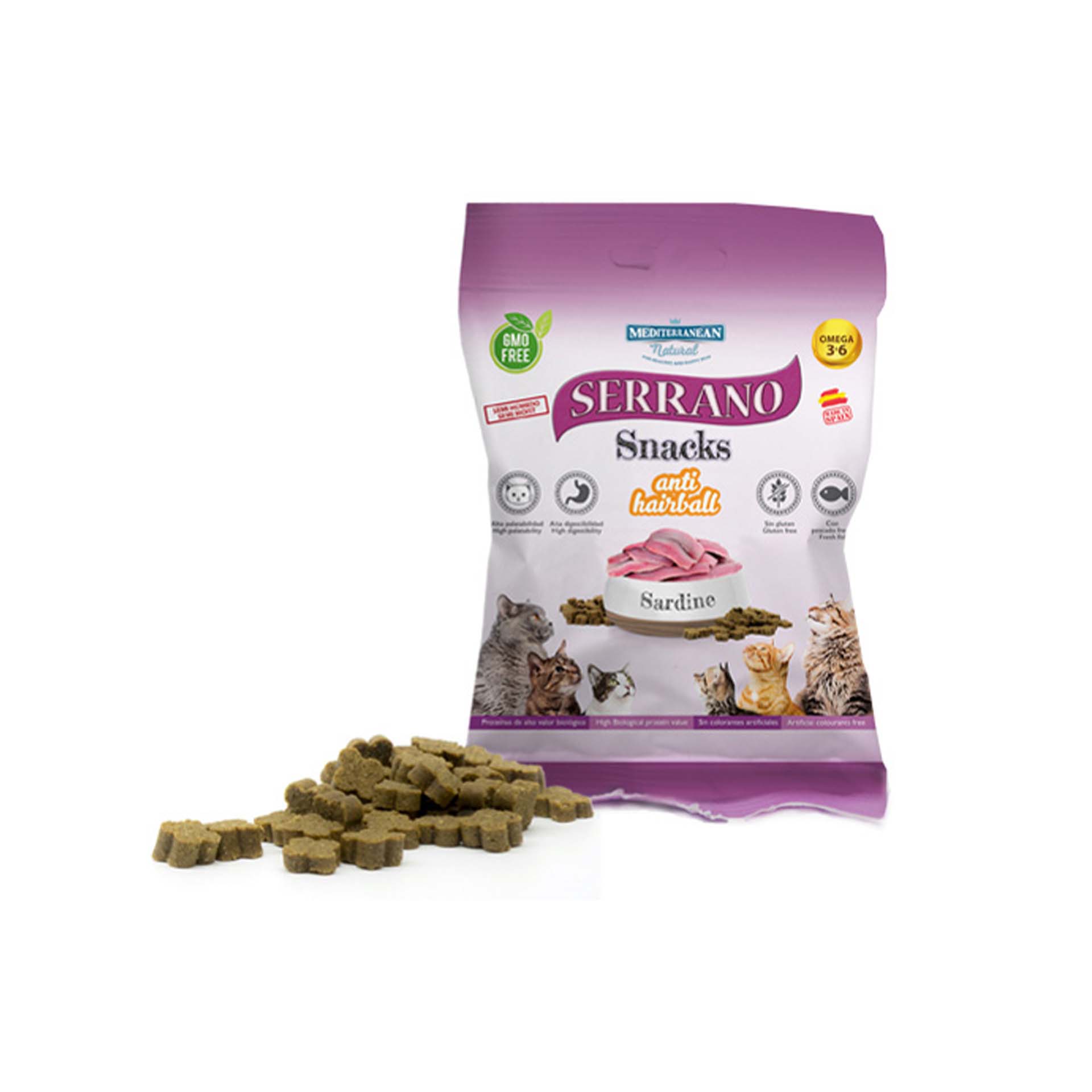 SNACKS SERRANO GATO SARDINHA - 50GR