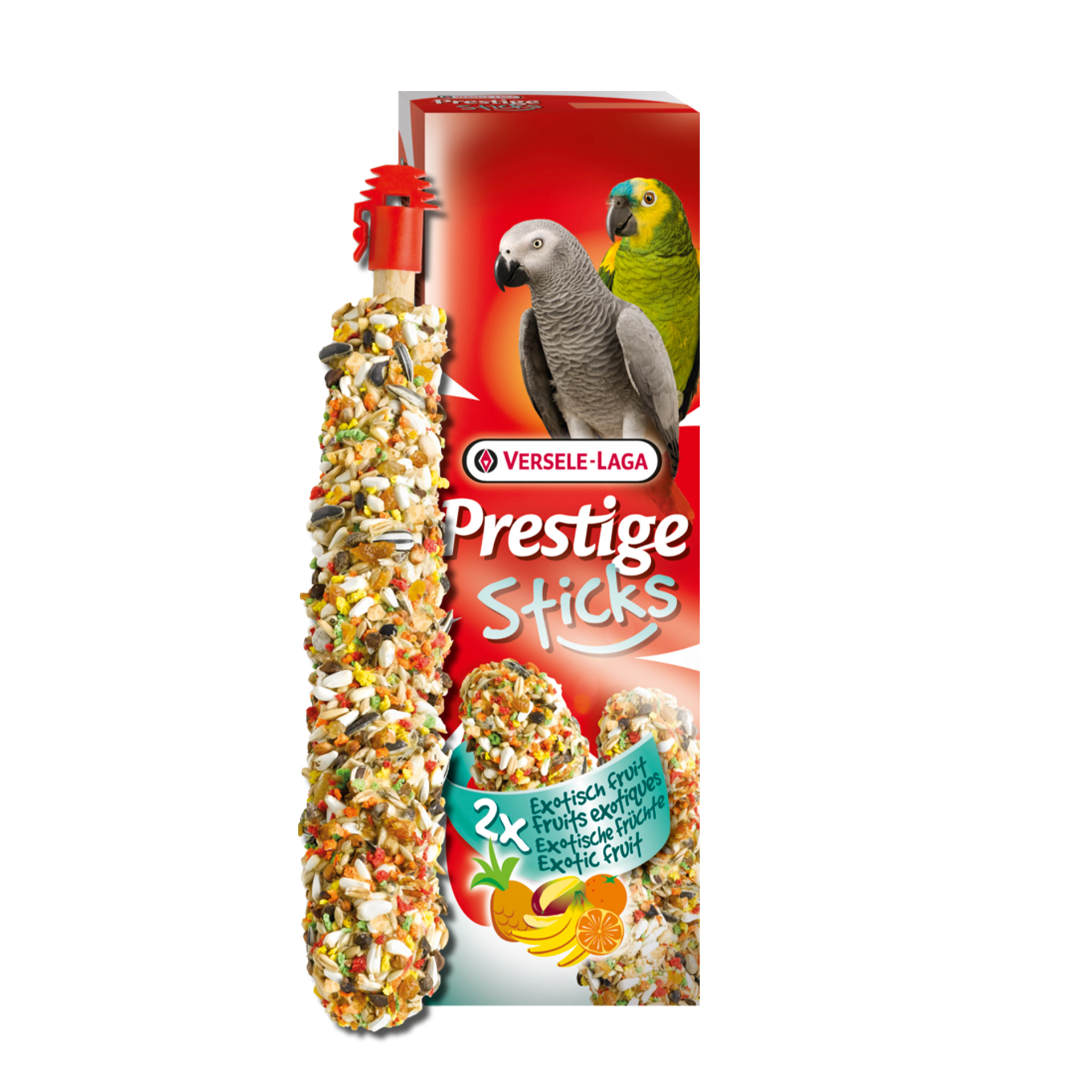BARRITAS PAPAGAIO FRUTA TROP. - 2X30GR