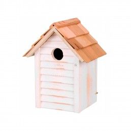 NINHO MADEIRA P/ AVES (FIX. PERMANENTE) - 18X30X15CM
