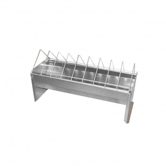 COMEDOURO INOX GALINHAS - 50CM