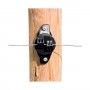 ISOLADOR W PRETO PARA ARAME - 175 UN ISOLADOR W PRETO PARA ARAME - 175 UN
