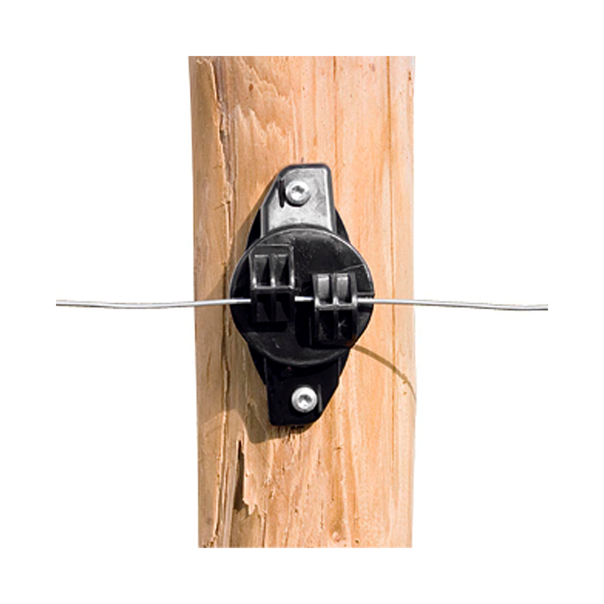 ISOLADOR W PRETO PARA ARAME - 175 UN