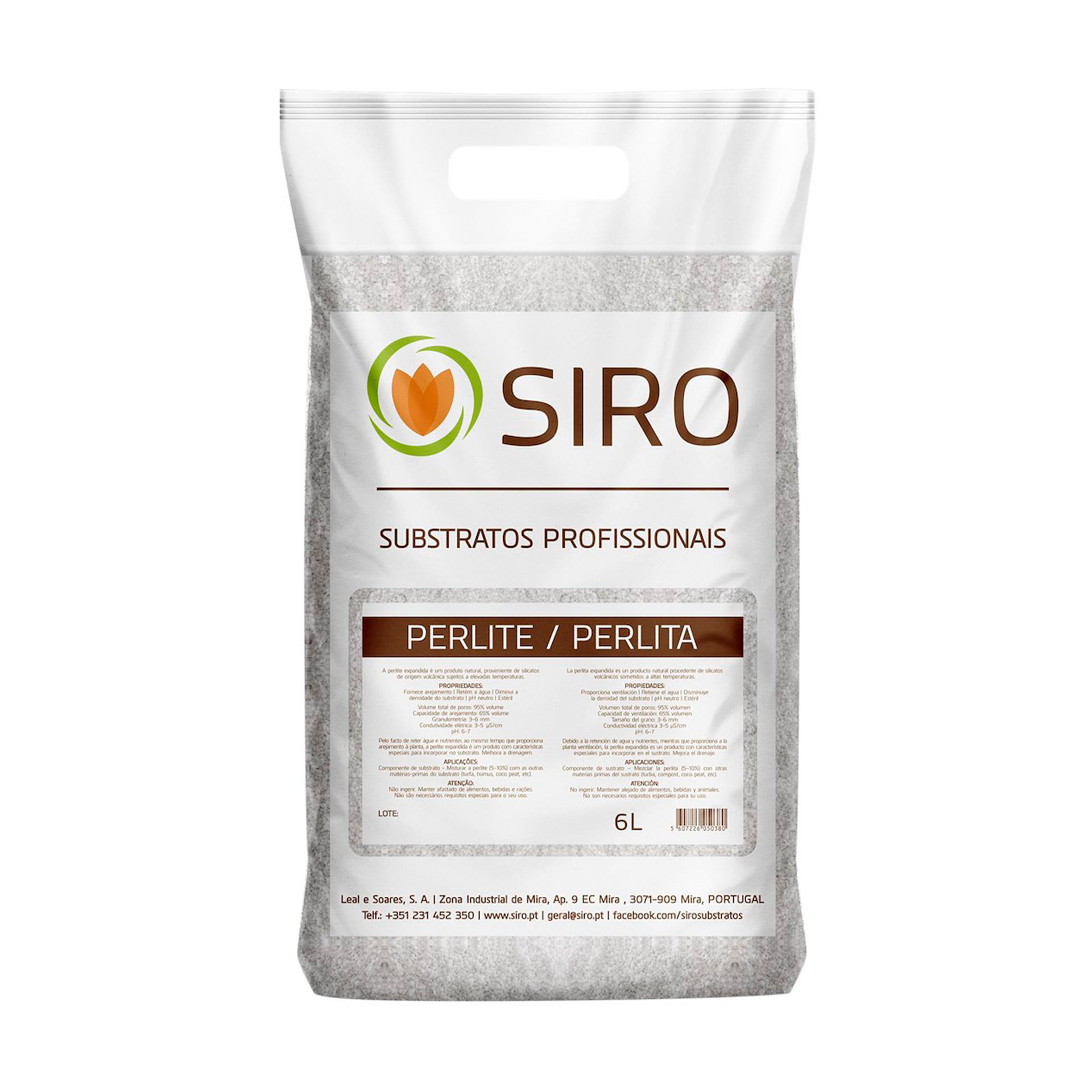 SIRO PERLITE EXPANDIDA "3-6MM" - 6LT