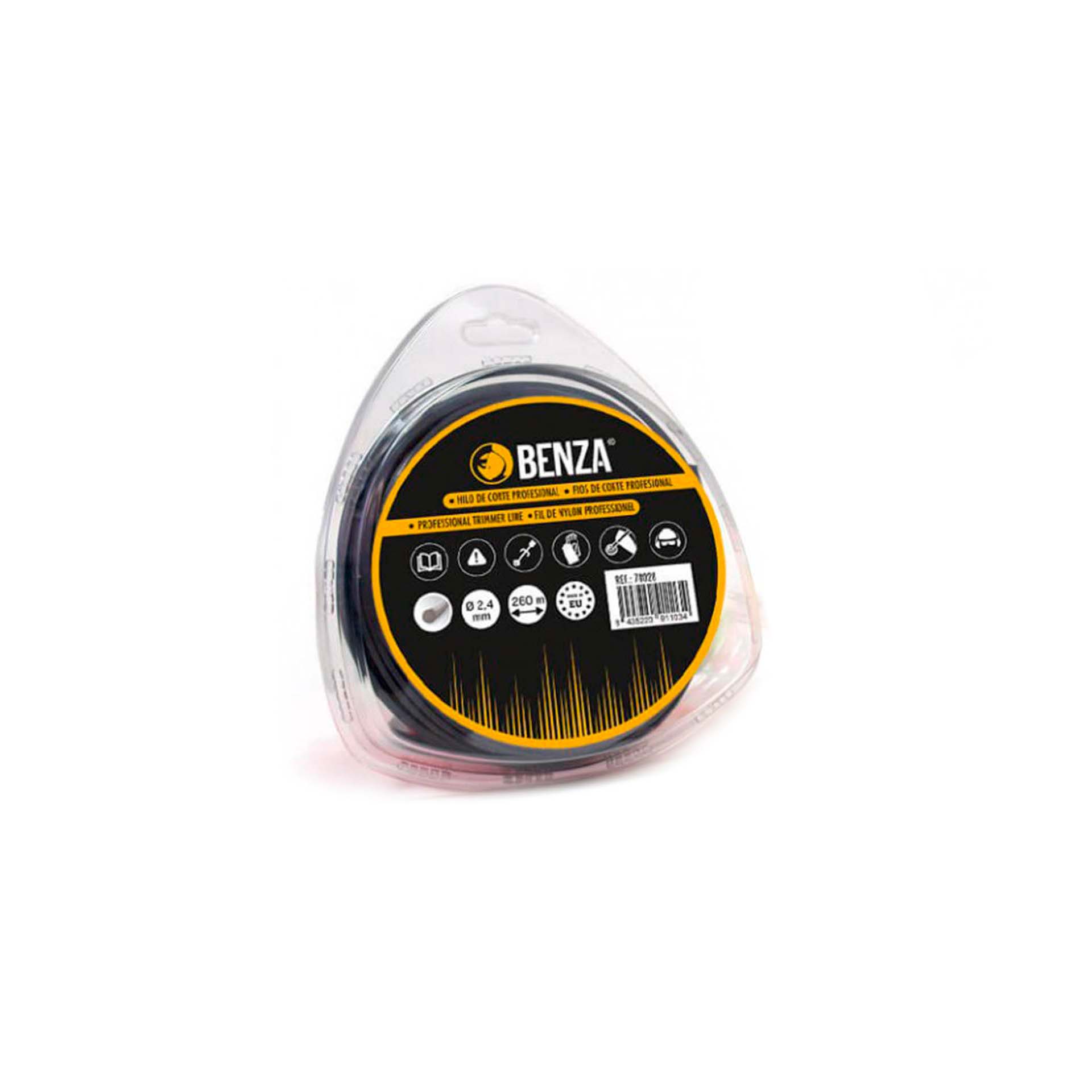 FIO NYLON PRETO TRANÇADO BLISTER