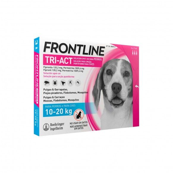 FRONTLINE TRI-ACT M CAO 10-20KG 3PIP
