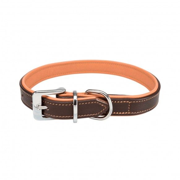 COLEIRA EM PELE "ACTIVE COMFORT"