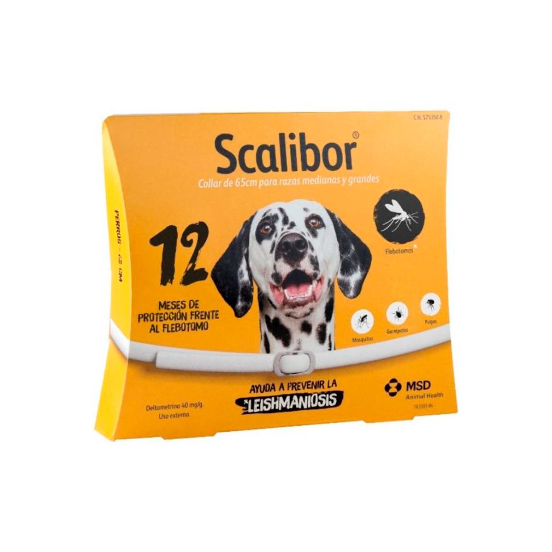 SCALIBOR COLEIRA ANTIPARASITA