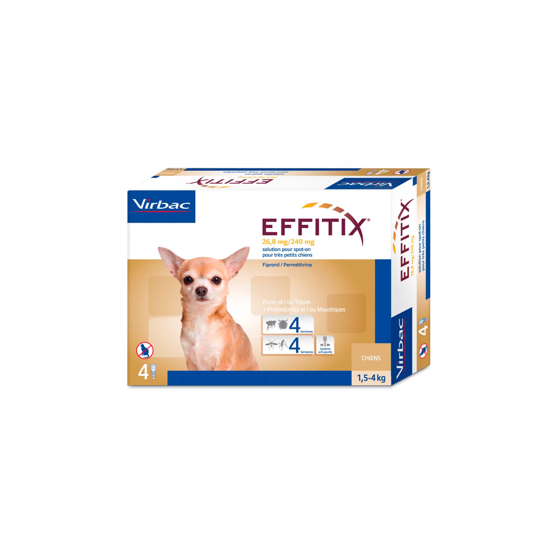 EFFITIX SPOT ON 4 PIPETAS