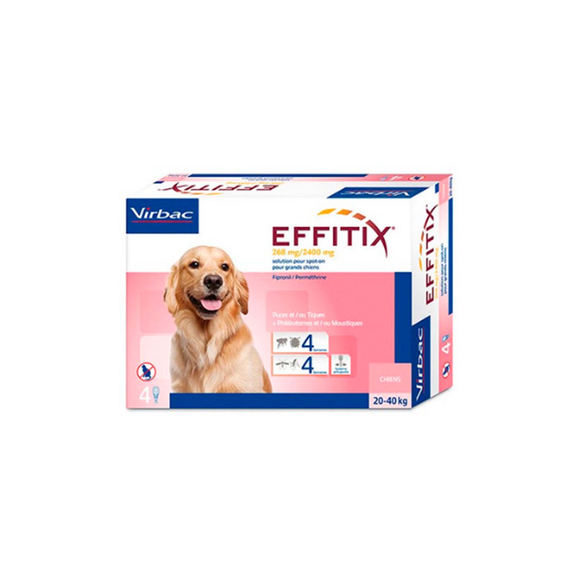 EFFITIX SPOT ON 4 PIPETAS