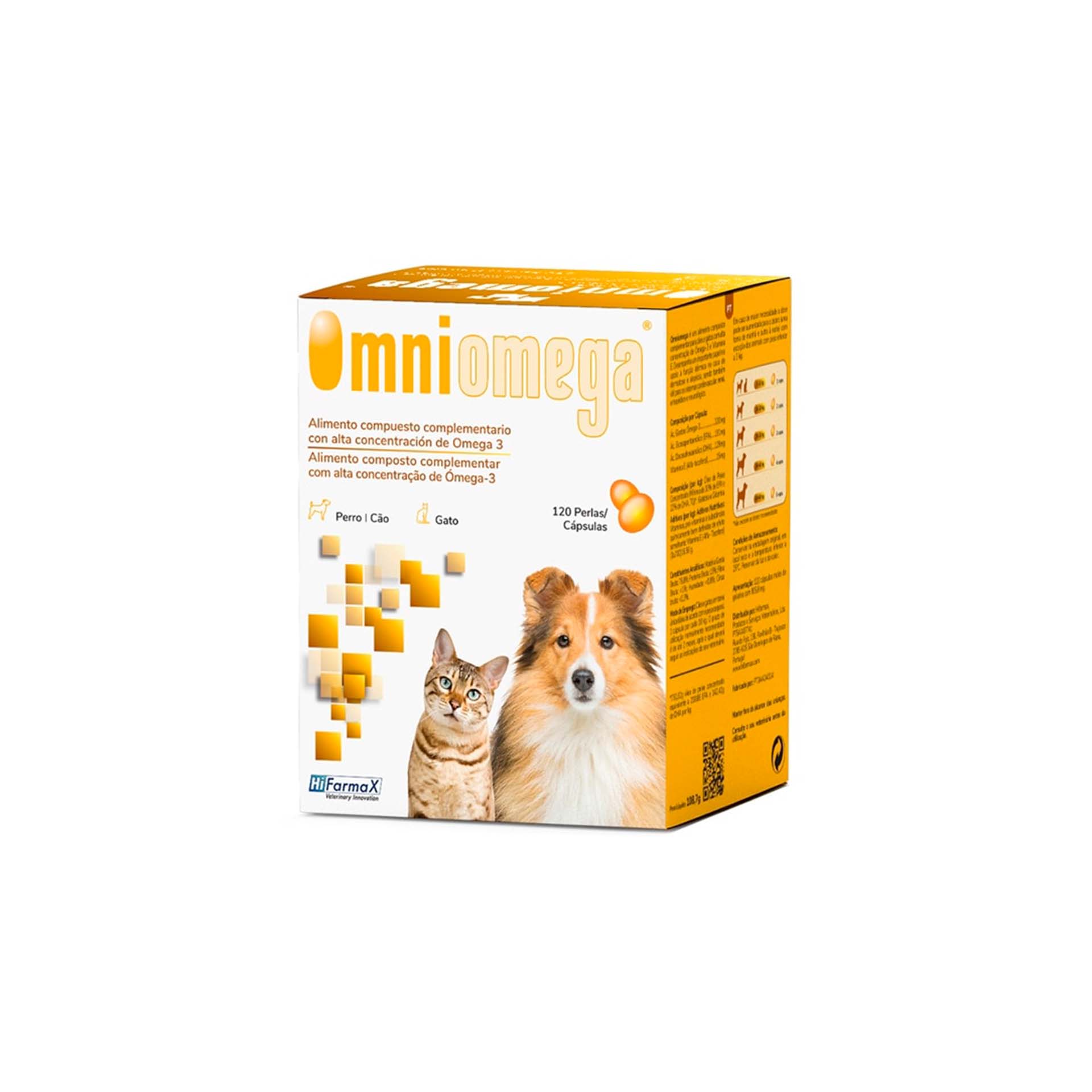 OMNIOMEGA CAO/GATO - 120 COMP