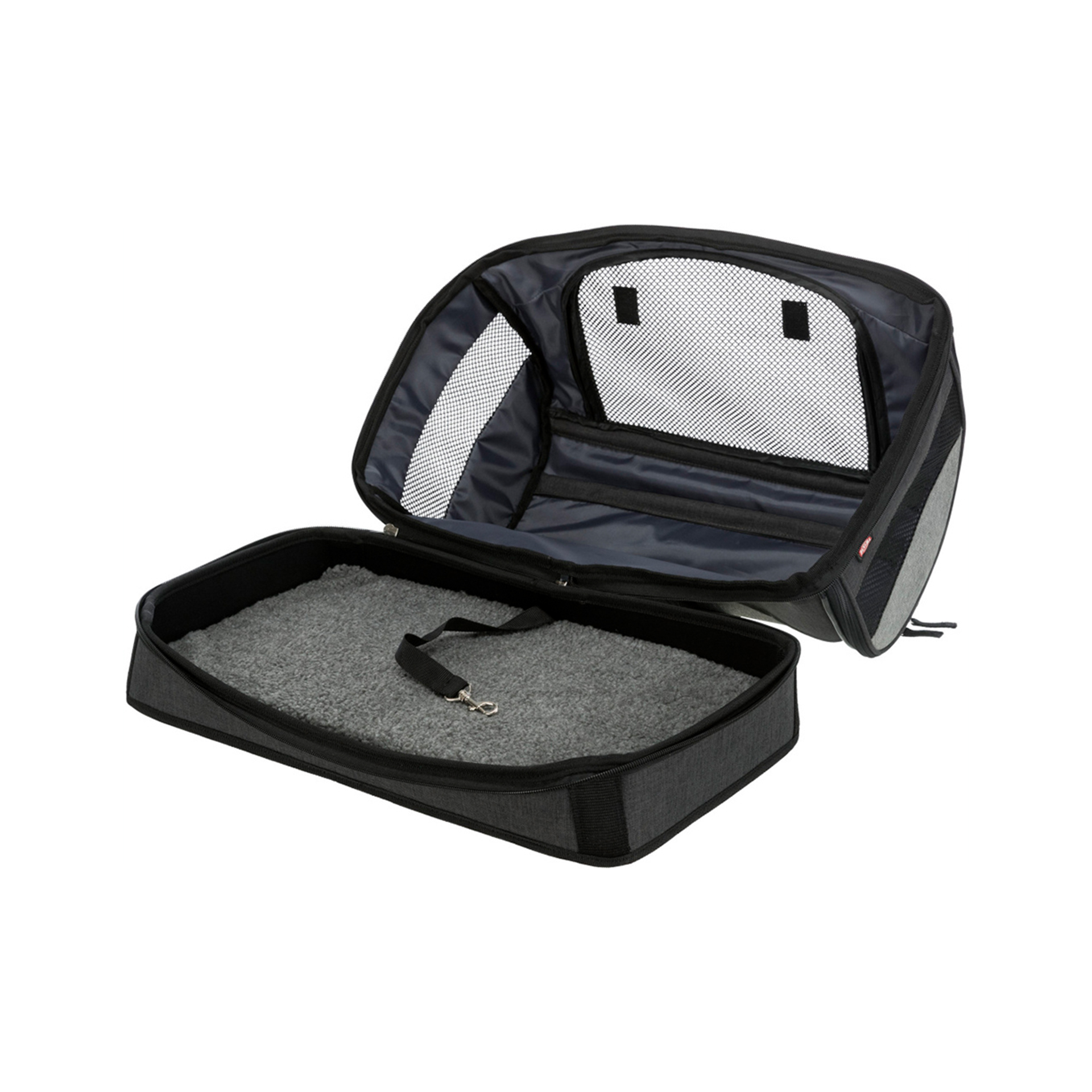 TRANSPORT/CAMA "HOLLY" 50X30X30 CM (PRETO/CINZA)