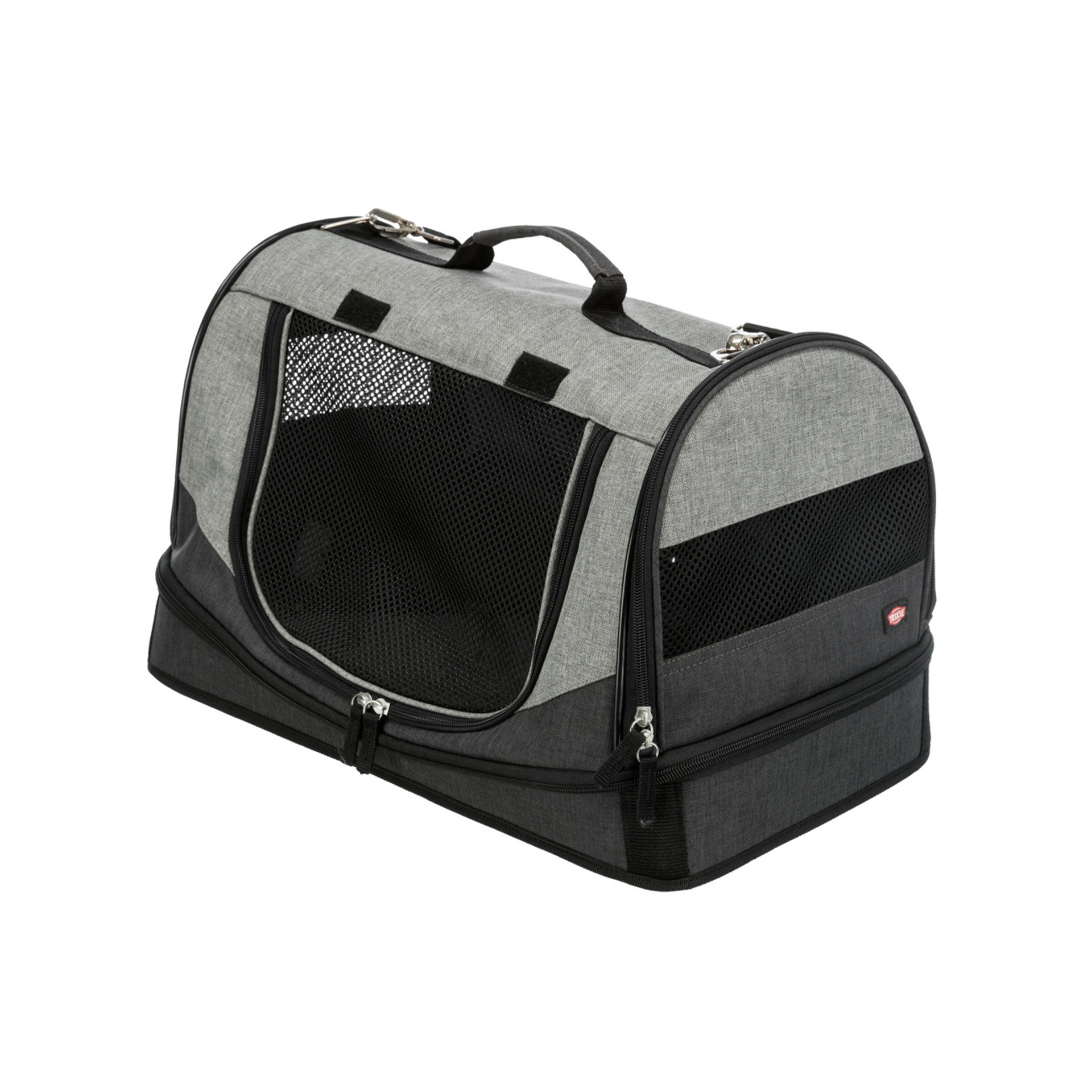 TRANSPORT/CAMA "HOLLY" 50X30X30 CM (PRETO/CINZA)