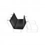 COBERTURA EM NYLON P/ESTOF. AUTO 140X145 CM (PRETO/CAST.)