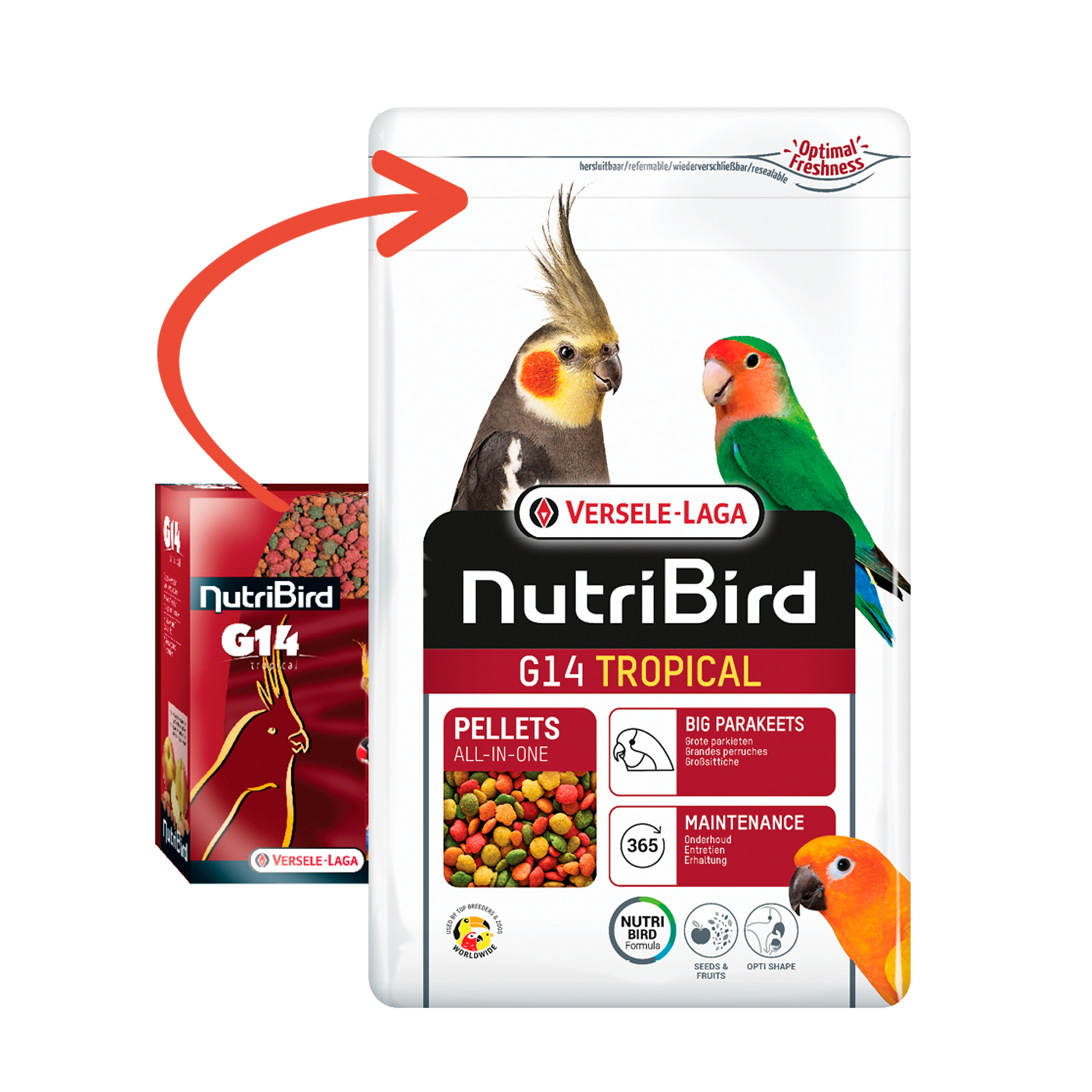 NUTRIBIRD G14 TROPICAL - 1KG