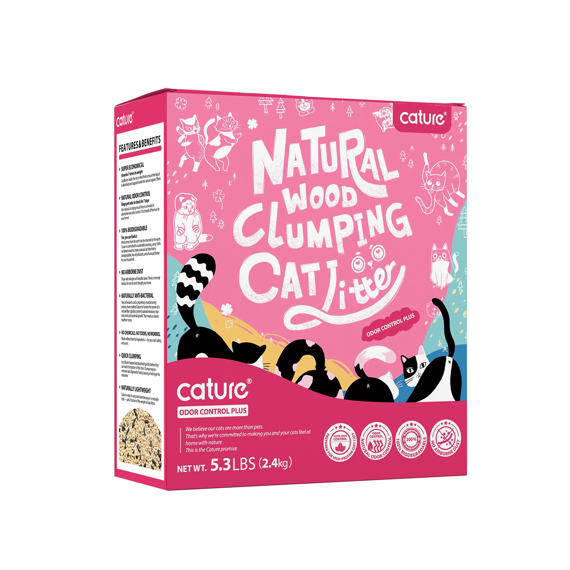 LITTER P/ GATO CARBON PELLET