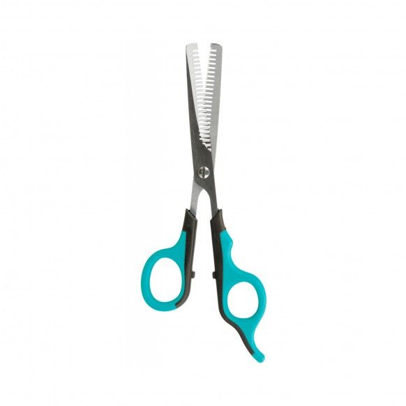 TESOURA C/ DENTE DUPLO P/ CORTAR PELO - 16CM