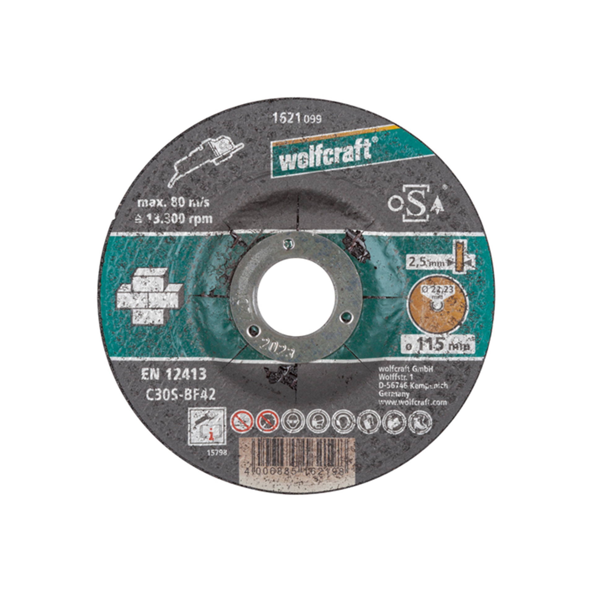 DISCO DE CORTE P.PED.CURV.