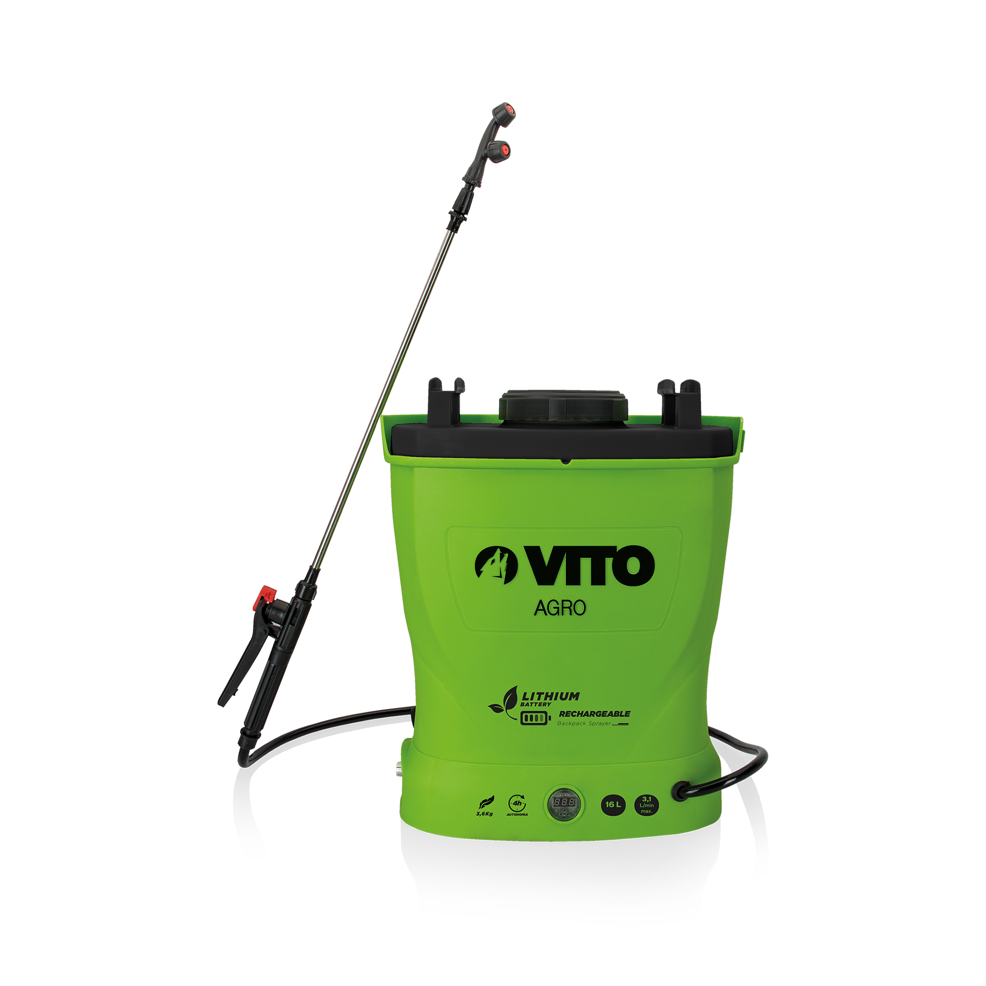 PULVERIZADOR COM BATERIA DE LITIO 16LTS