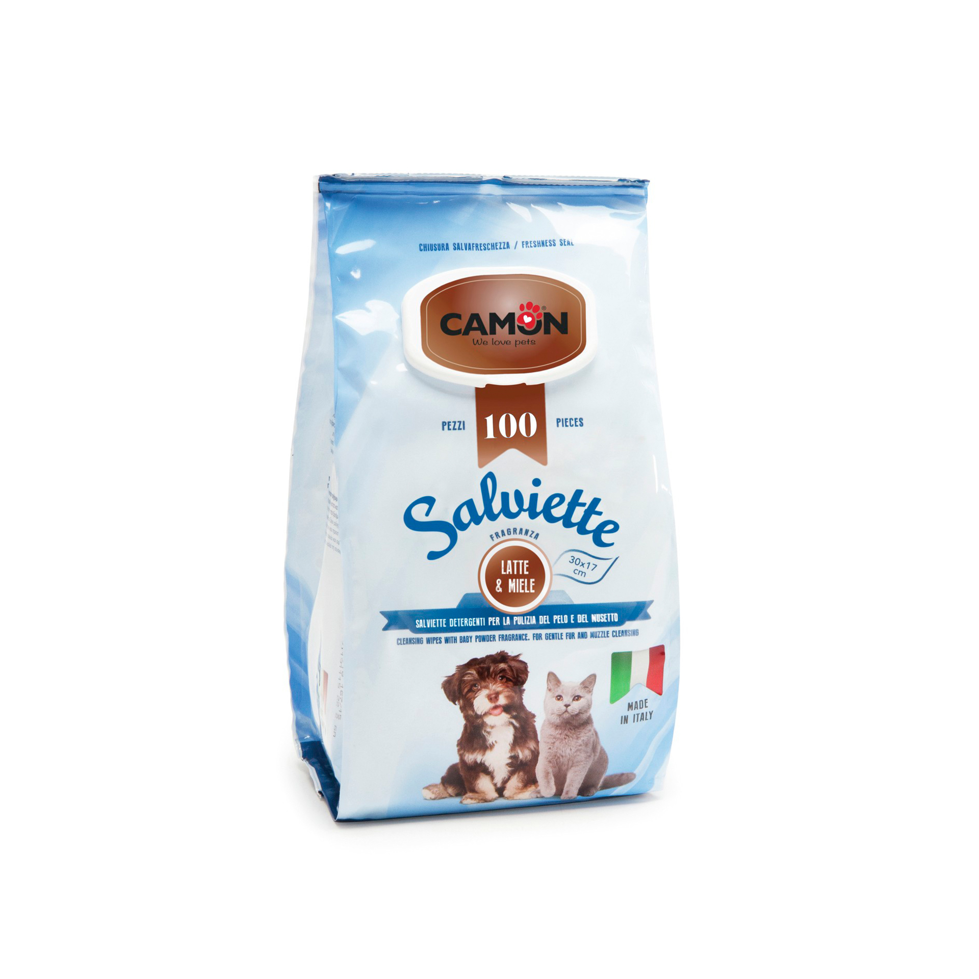 TOALHETES C/ AROMA LEITE E MEL - 100UN