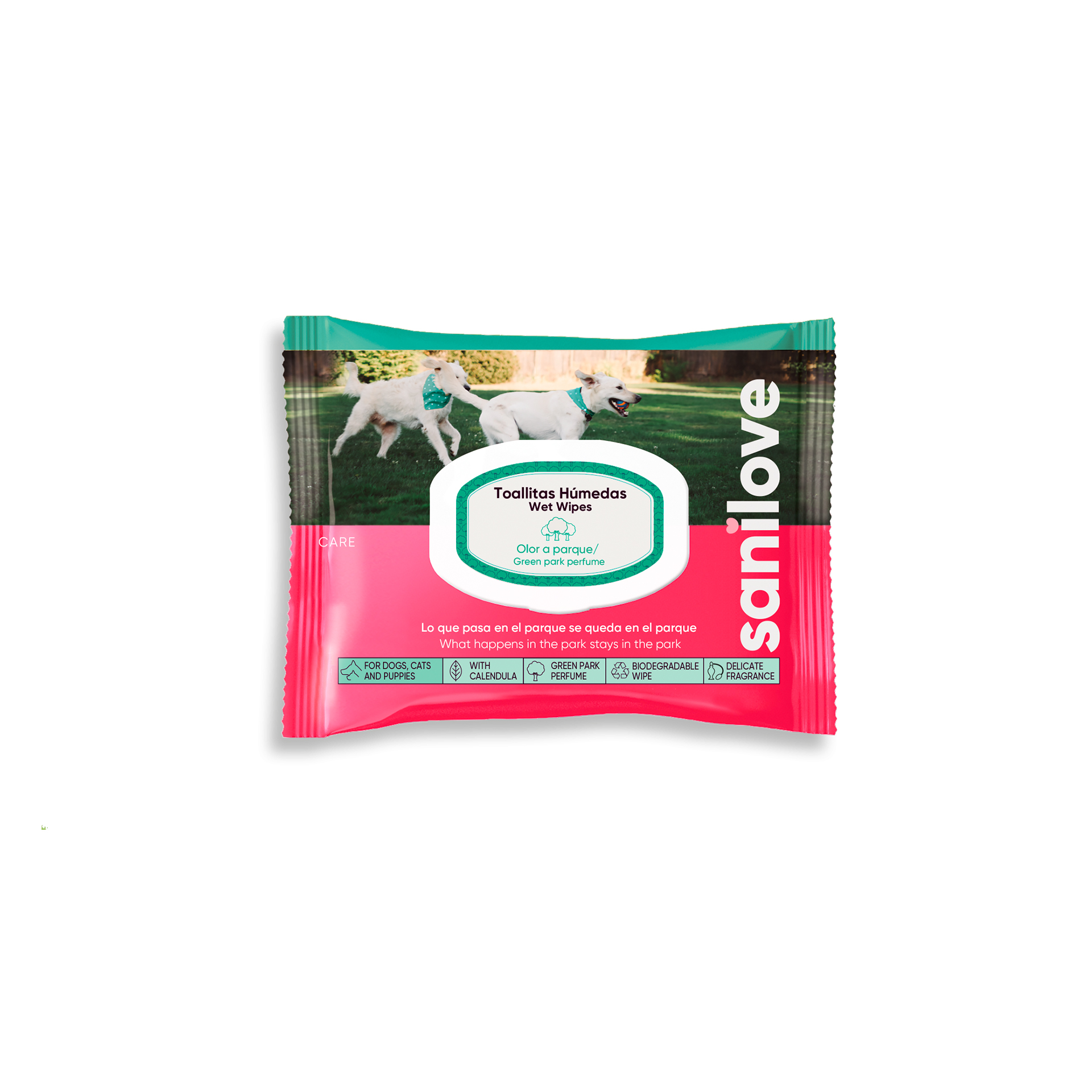 SANILOVE TOALHETES PARQUE FUN PERFUME - 40UN