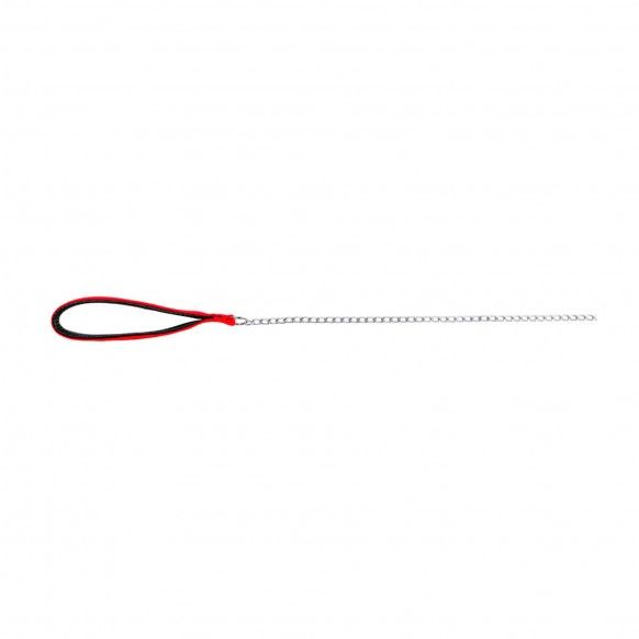 TRELA CROM. C/PEGA NYLON 1M/4MM (VERMELHO)