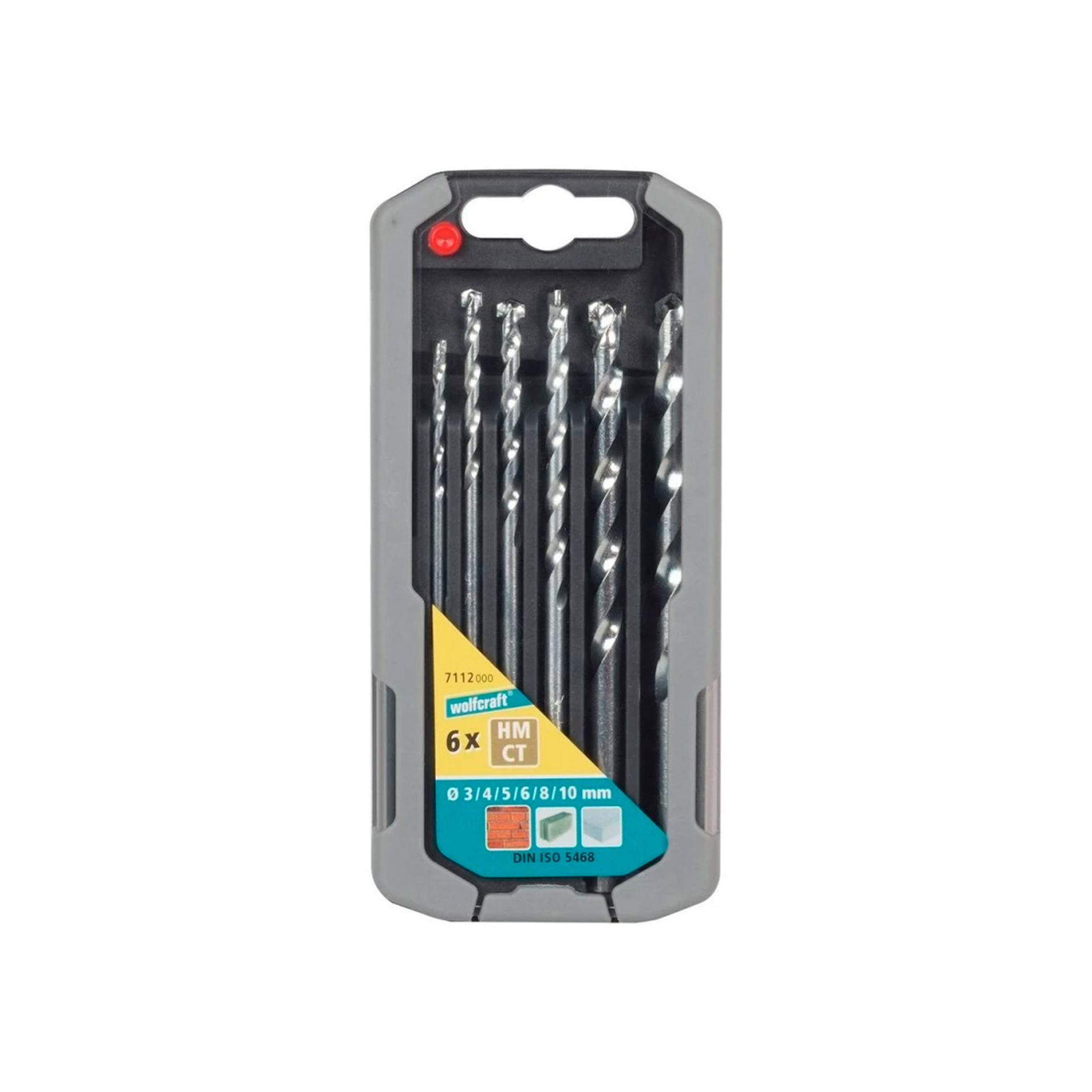 KIT BROCAS PEDRAS CT 3-10MM - 6PÇ