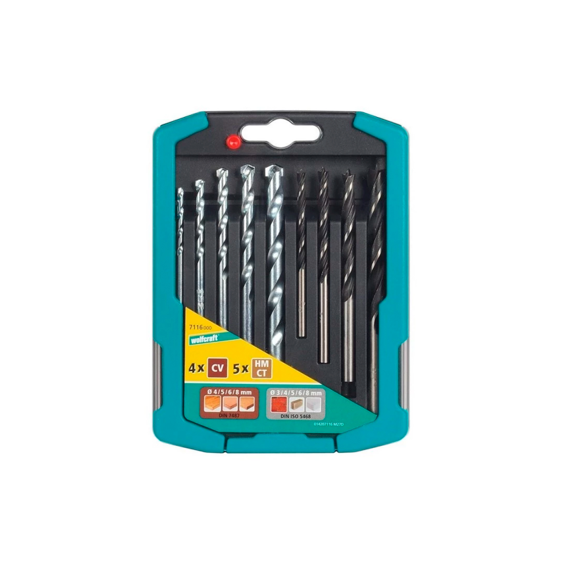 JOGO COMBINADO DE BROCAS 9PÇ