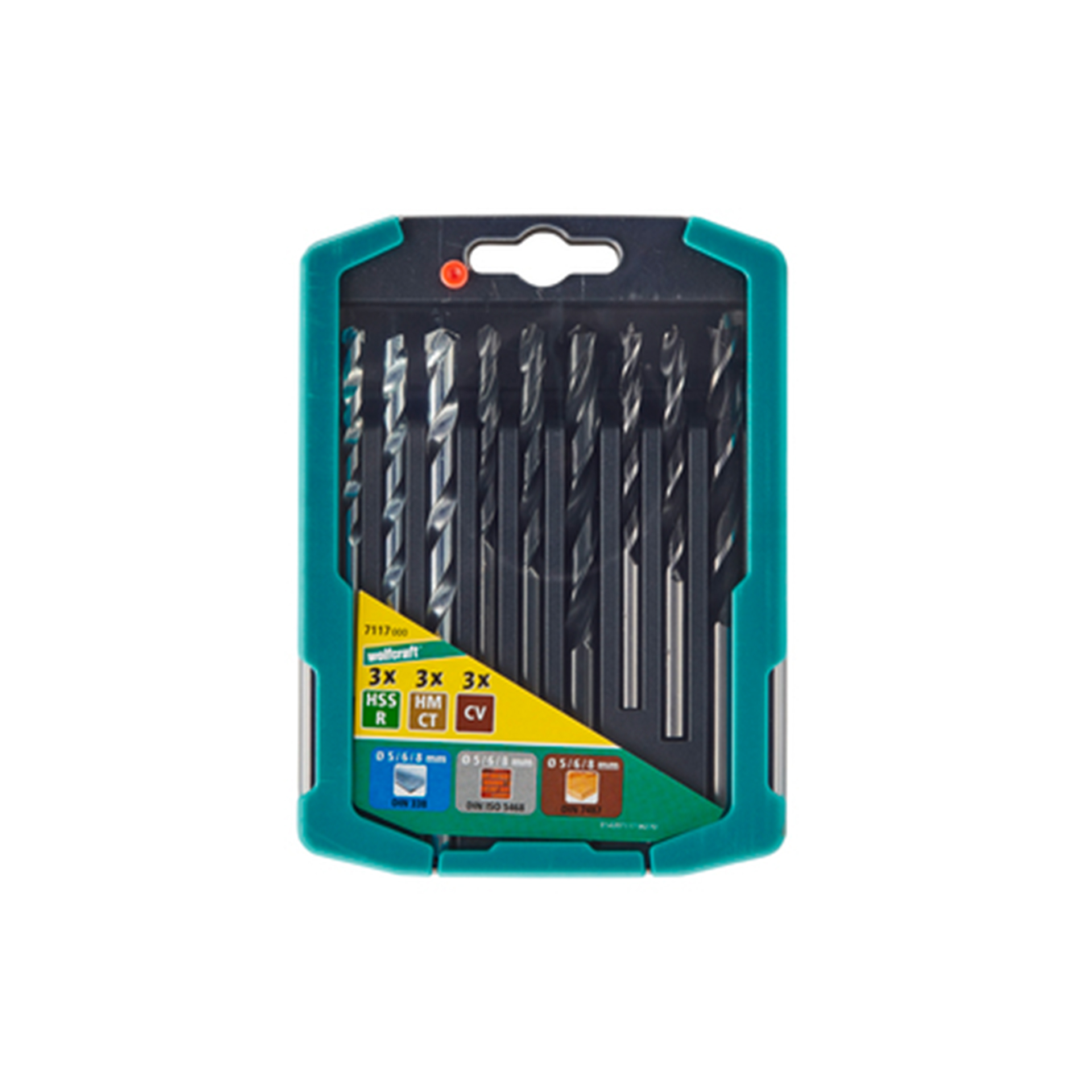 JOGO COMBINADO DE BROCAS 9PÇ