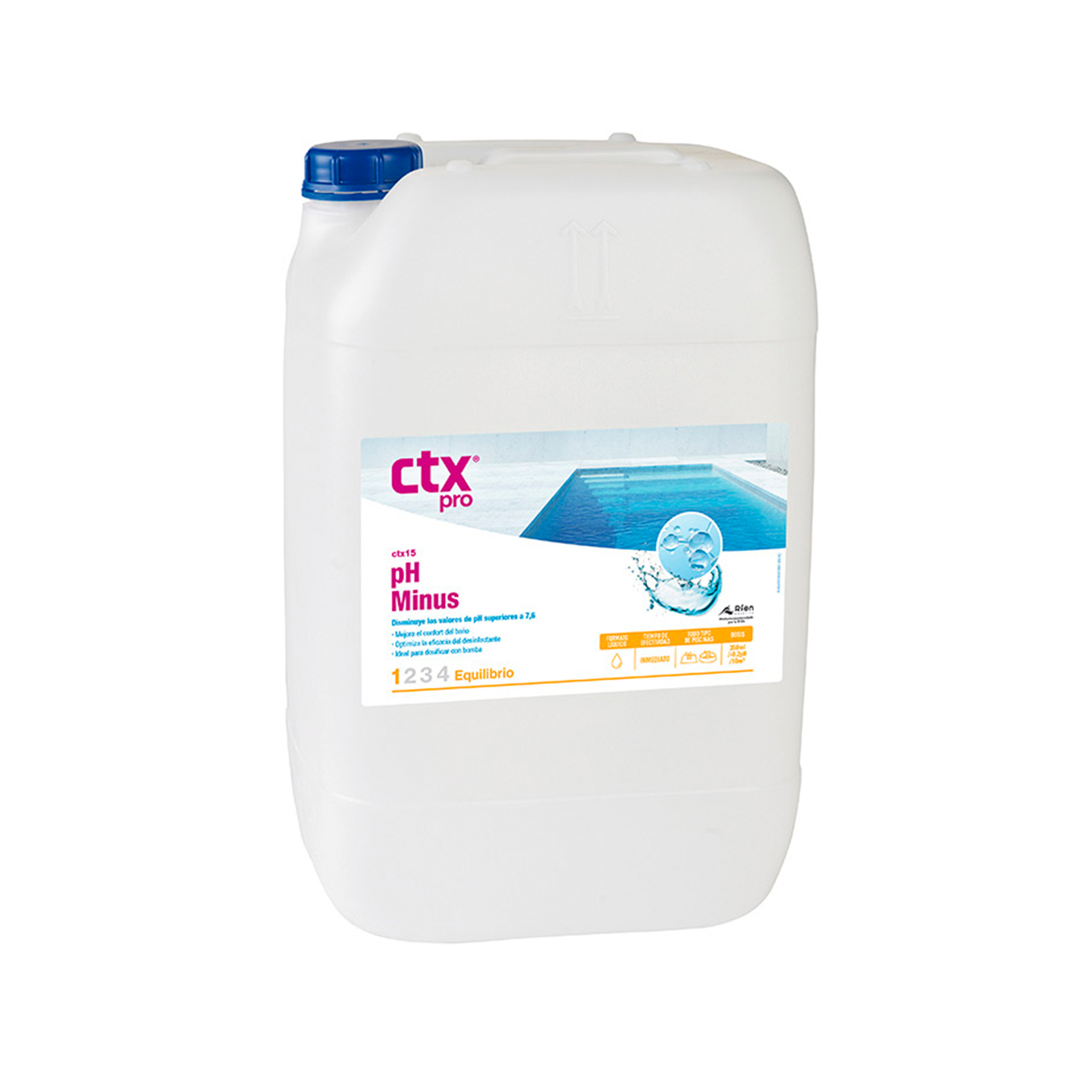 CTX-15 PH- (MENOS) REDUTOR PH LIQUIDO - 25LT