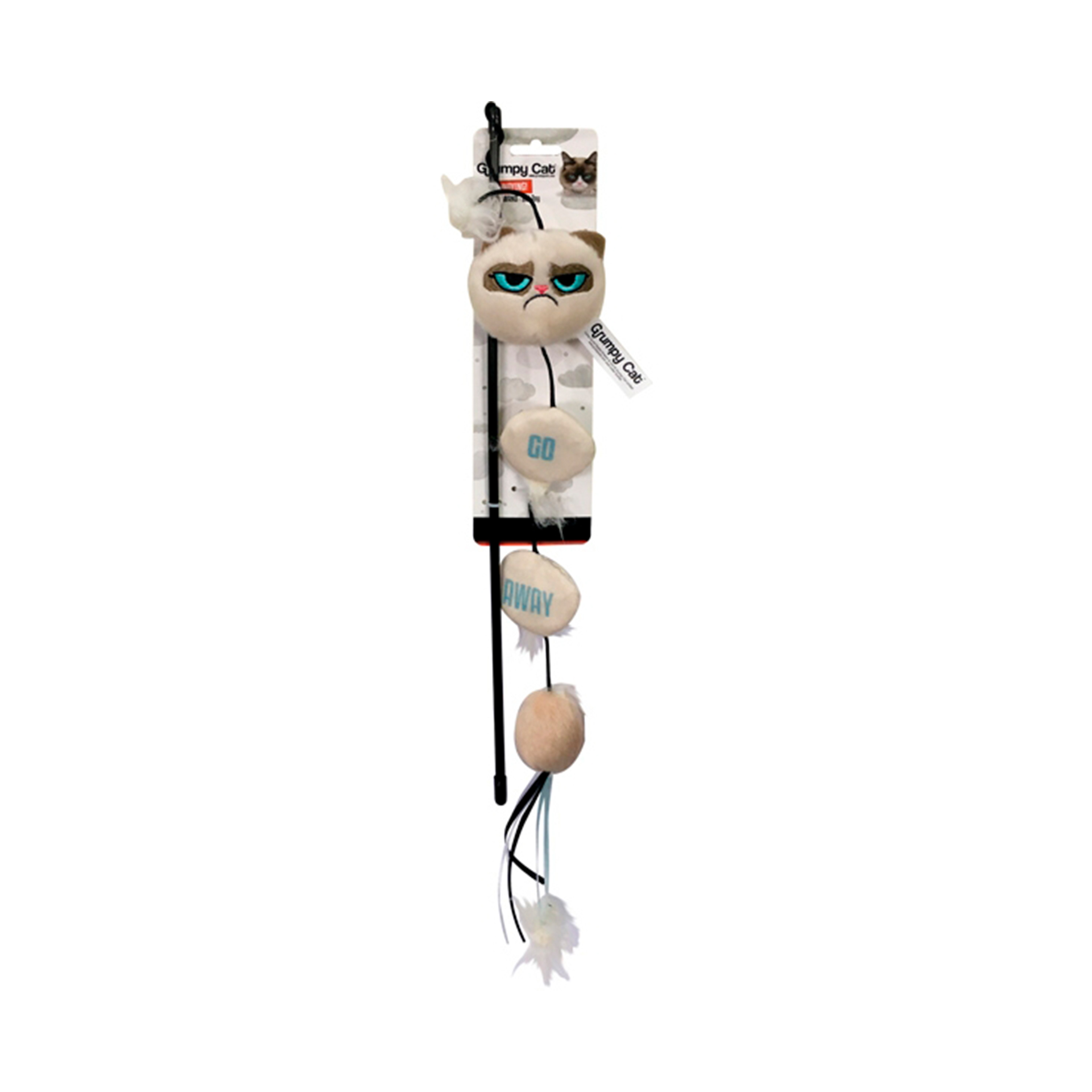 GRUMPY CAT ANNOYING PLUSH CAT WAND