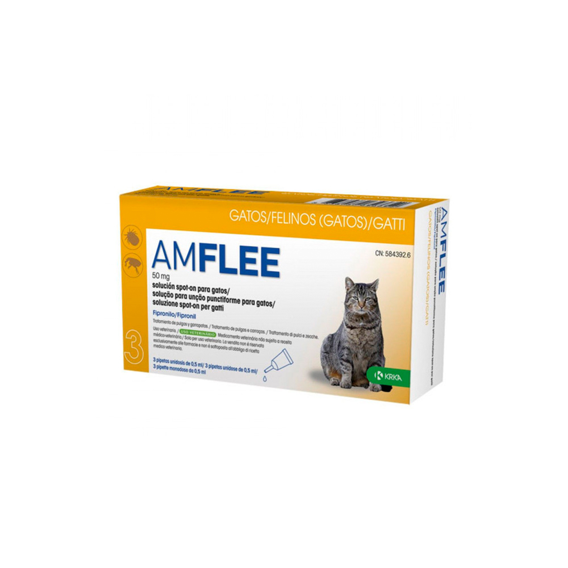 AMFLEE GATO 50MG - 1PP