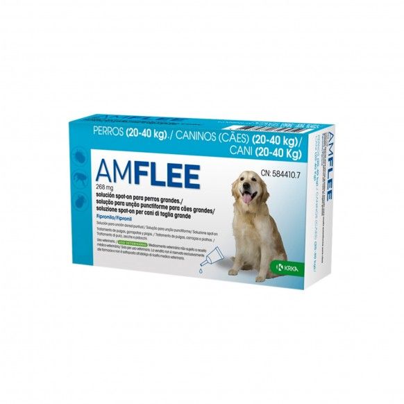 AMFLEE CAO 268MG L (20 A 40KG) - 1PP AMFLEE CAO 268MG L (20 A 40KG) - 1PP