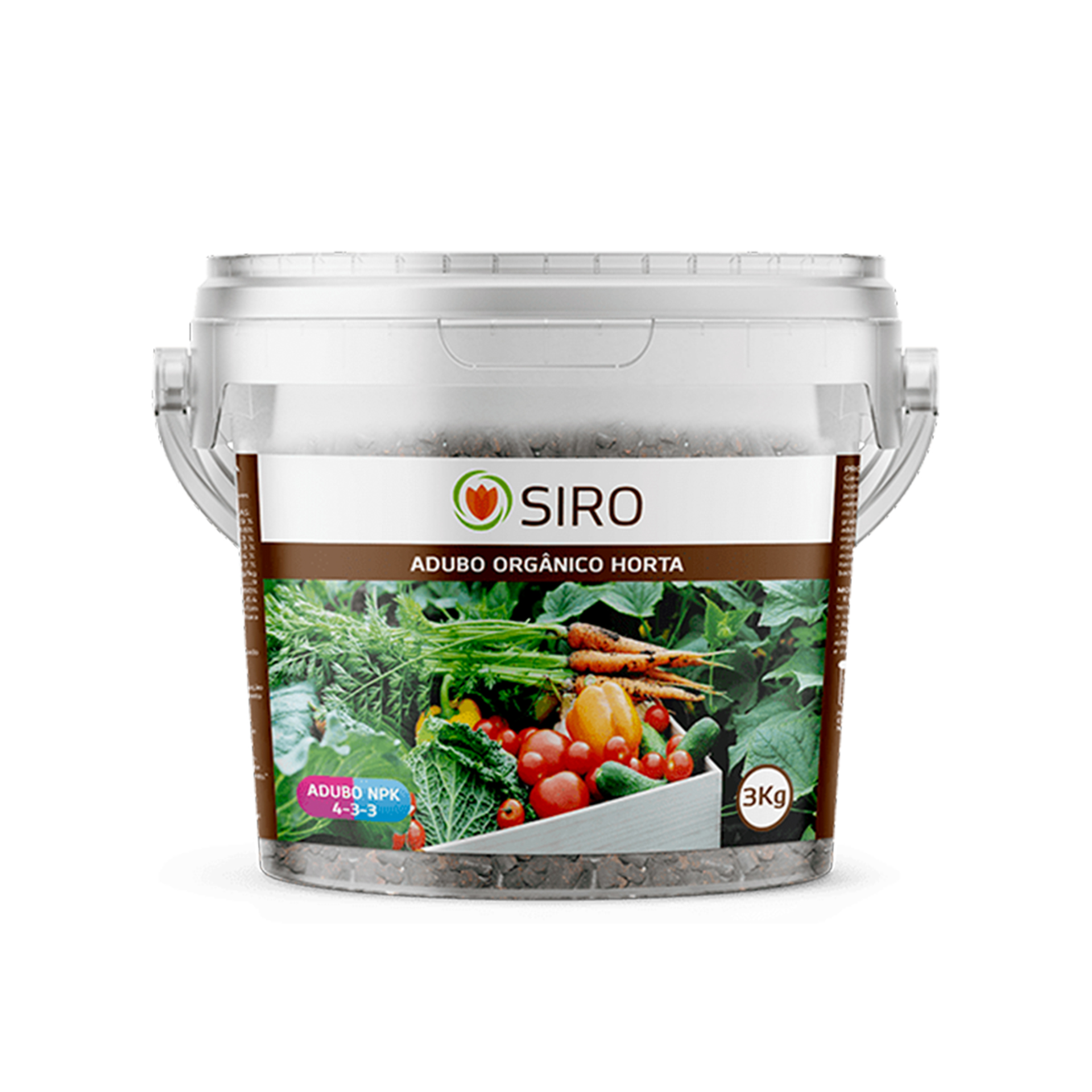 SIRO ADUBO ORGANICO HORTA - 3KG
