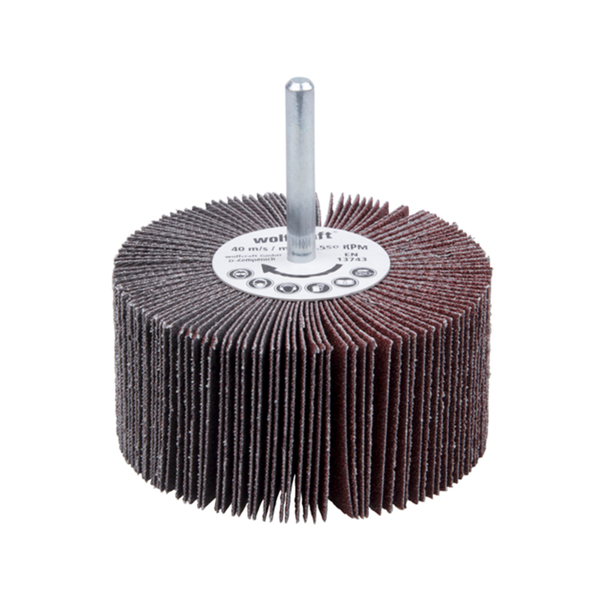 PEÇA DE LIXAR EM LEQUE GRAO 80 - 50MM